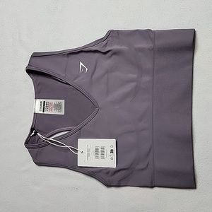 2196 EVERYDAY SEAMLESS CROP TANK Purple Gymshark Womens Body Fit Small